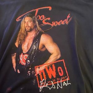 Vintage Kevin Nash too sweet wolf pack shirt